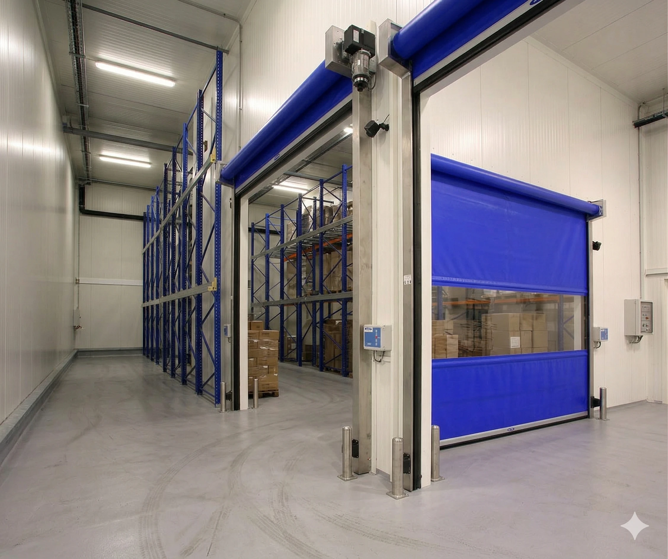 Porte souple à empilement - porte souple rapide Paris